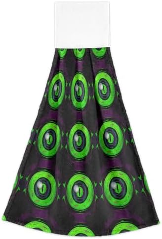 RPLIFE Psychedelic Green Eyes Towel Set of 2