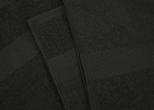 SOFTEX Linen Charcoal Grey 35x70 Bath Towel Set of 2