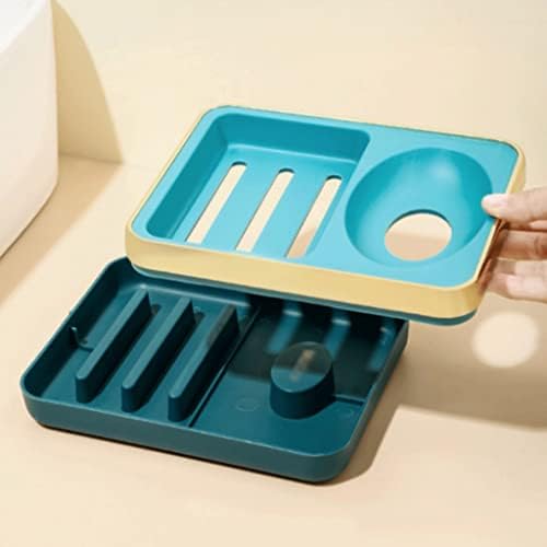 SUREK Simple Counter Top Soap Box with Drainage