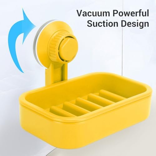 Luqeeg 3KG Load Capacity Suction Soap Holder for Bathroom and Kitchen