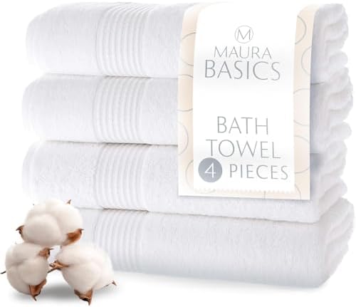 MAURA Basics Turkish Cotton Bath Towel Set