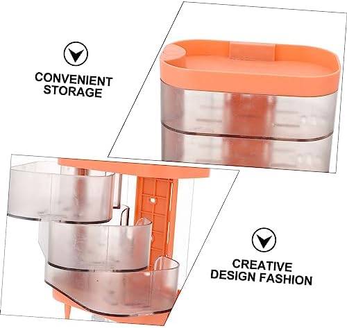 SOLUSTRE Rotating Plastic Soap Dish Wall Mount