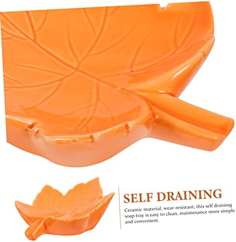 BESTYASH Ceramic Leaf Soap Holder