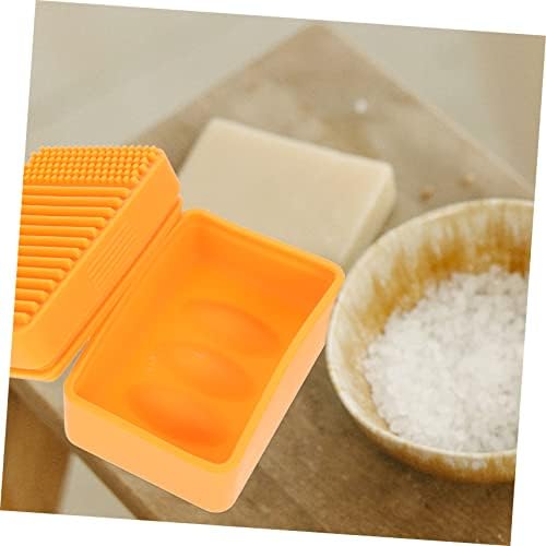 LIFKOME Portable Silicone Soap Dish with Lid