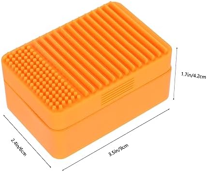 MARURY Portable Silicone Soap Holder for Travel and Bathroom