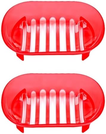 Valcla 2 Piece Soap Box Set Simple Drain Soap Dish