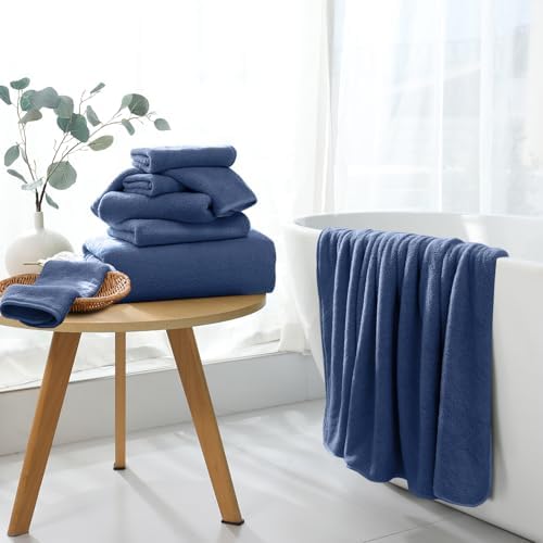 MAGGEA 4-Piece Extra Large Bath Sheet Set - 35x70 Inch Ultra Soft Towels
