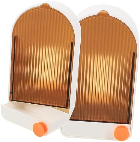 DRESSOOS Wall-Mounted Soap Dish Leakproof Pp Holder No Drill