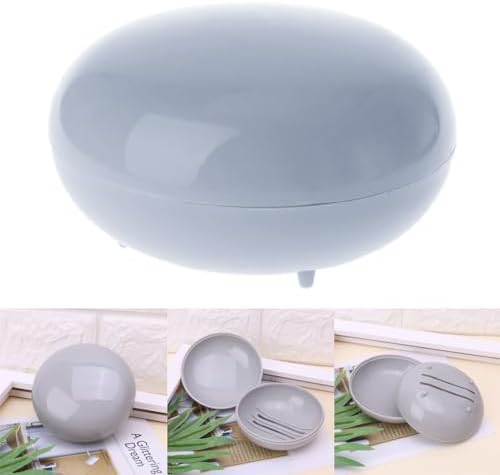 Multifunctional Travel Sealed Box Soap Dish with Portable Storage