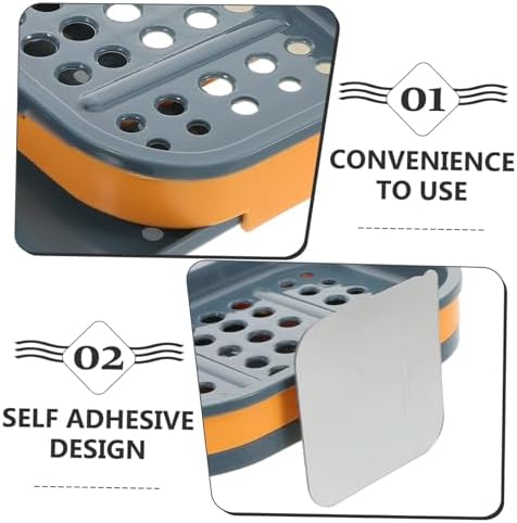 2Pcs Suction Cup Soap Dish for Bathroom Kitchen