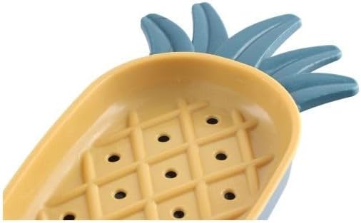 Kopida Creative Pineapple Soap Dish Holder - 2Pcs Yellow