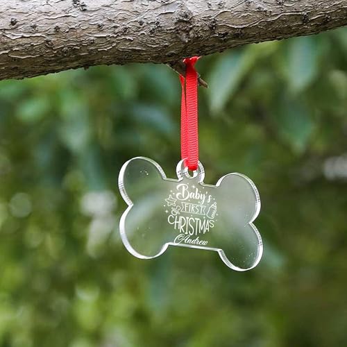 Personalized Babys First Christmas Ornament 2024