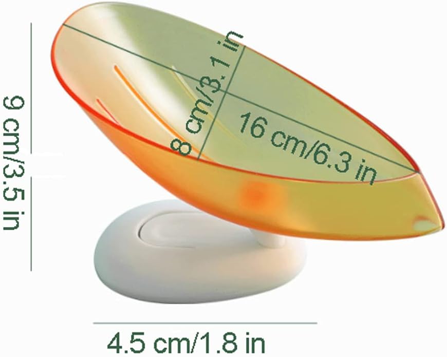 Surek Simple Countertop Soap Dish with Suction Cup