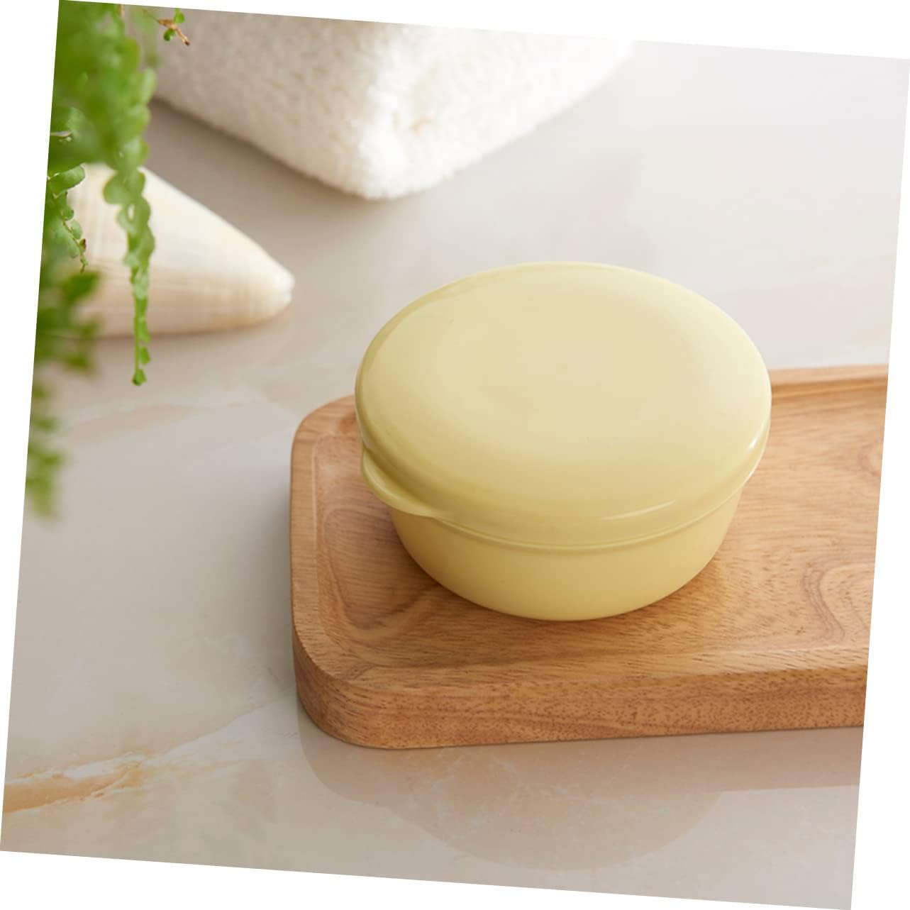 ABOOFAN 2-Piece Leakproof Soap Dish for Bathroom Travel