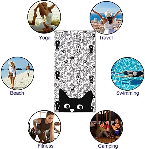 Cute Cat Paw Beach Towel for Adults and Kids 1