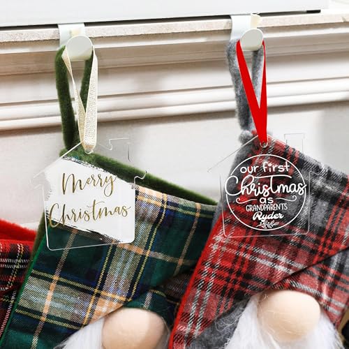 Jasilon Personalized Babys 1st Christmas Ornament