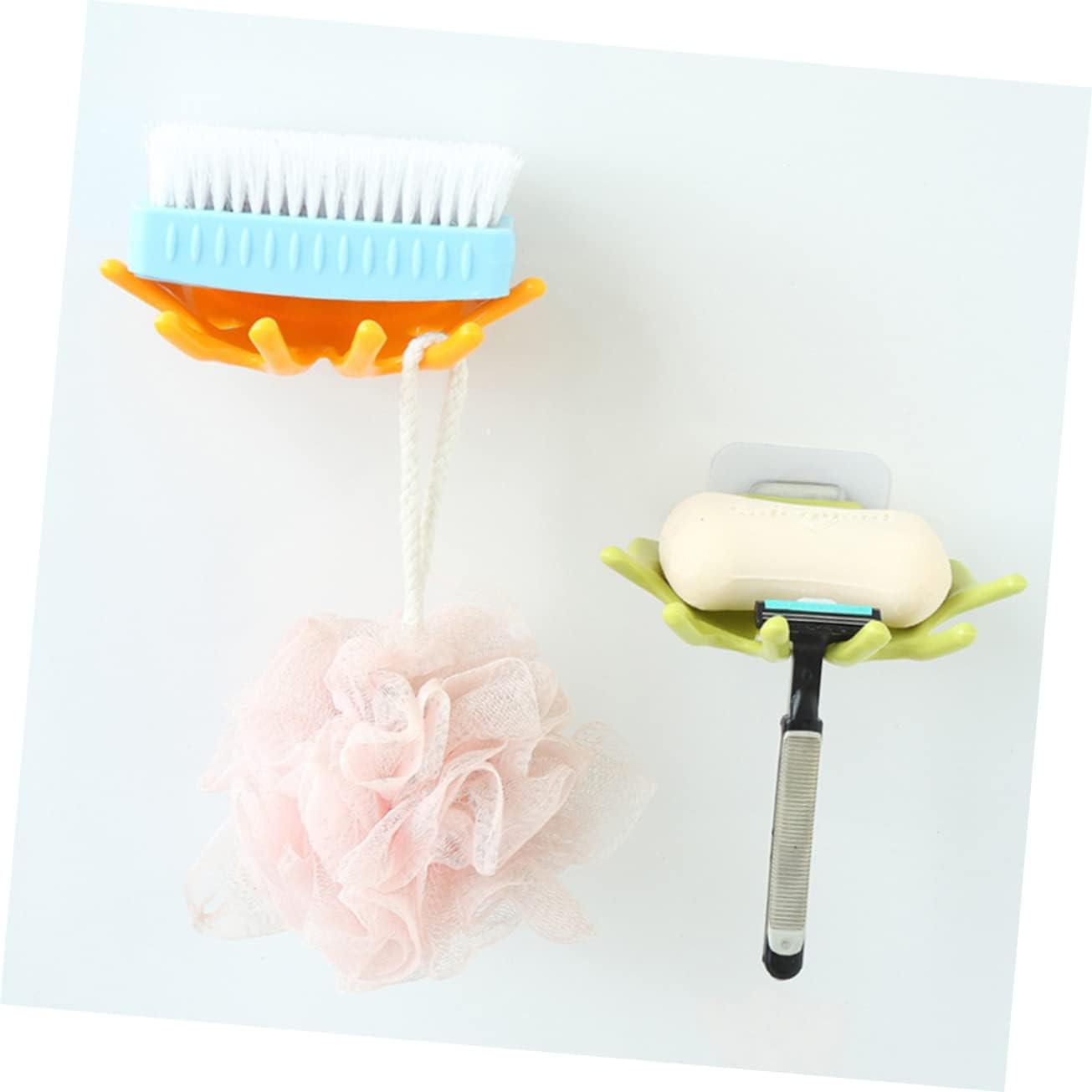 Zerodeko 1pc Soap Container with Lid Holder Case Hanger Nail