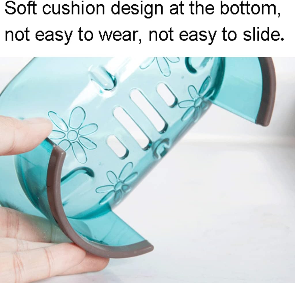 Surek Clear Plastic Bar Soap Holder for Dry Storage