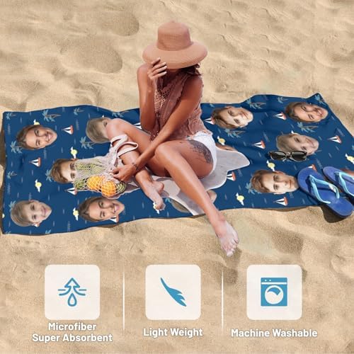Voltexia Personalized Beach Towels for Adults Kids