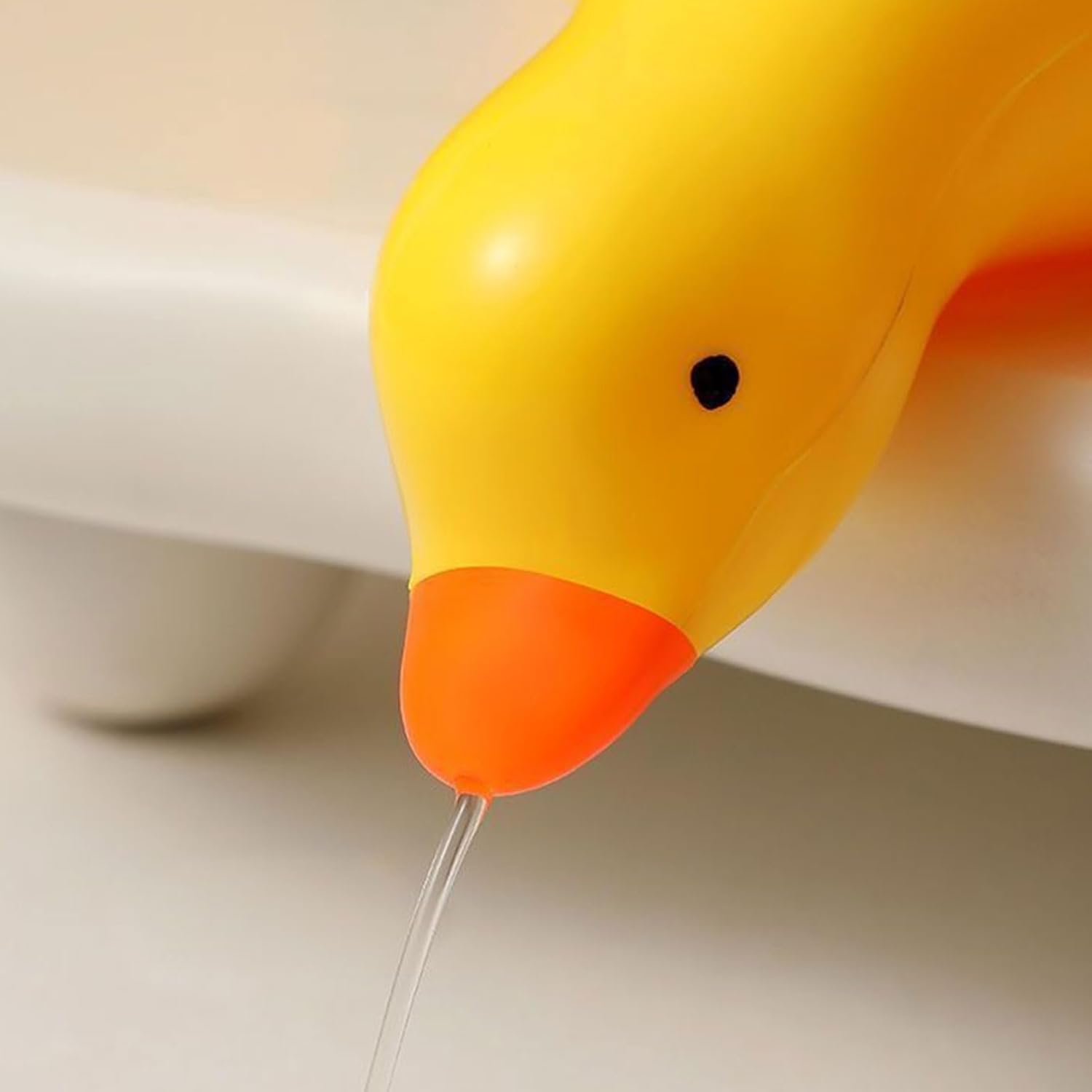 Self Draining Soap Holder Duck Shape Tray for Bathroom Kitchen