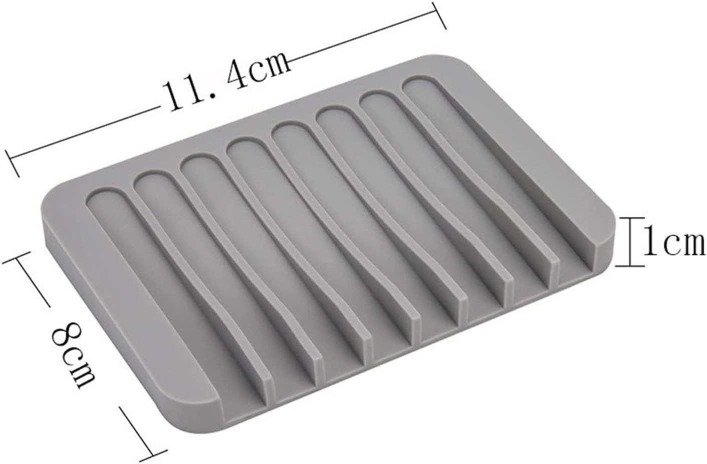 Self-Draining Soap Holder for Home Hotel Bathroom Kitchen
