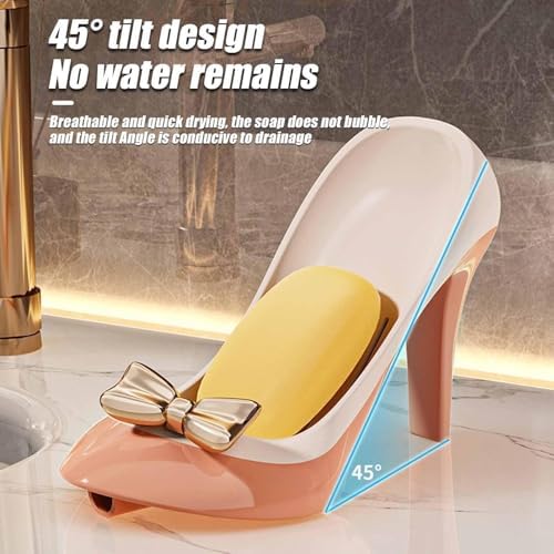 Creative High Heels Soap Box with Suction Cup