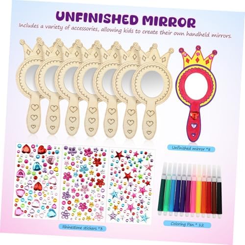 VOSAREA DIY Mirror Kit for Boys and Girls