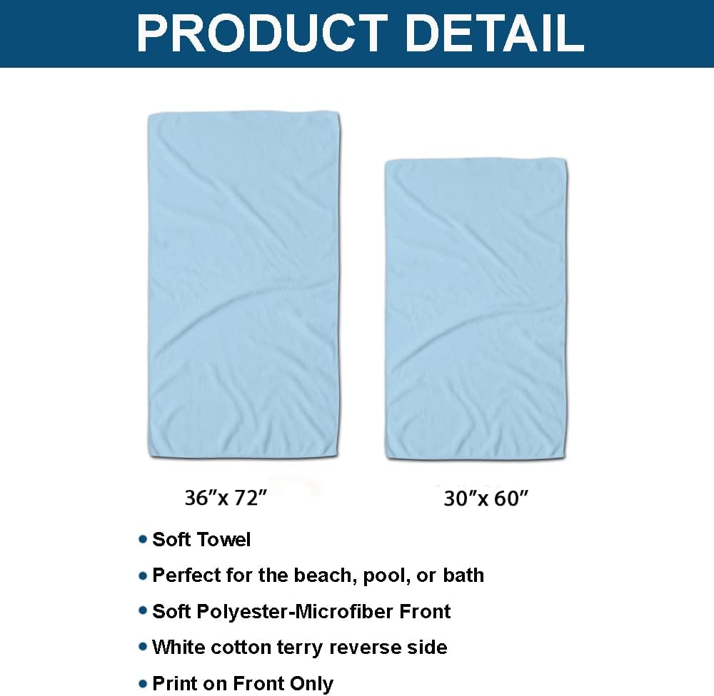 SATIGI Softball Ball Beach Towel 3D Printed