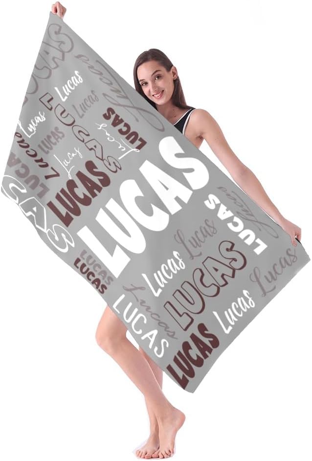 DrTOUGH Personalized Beach Towels with Names