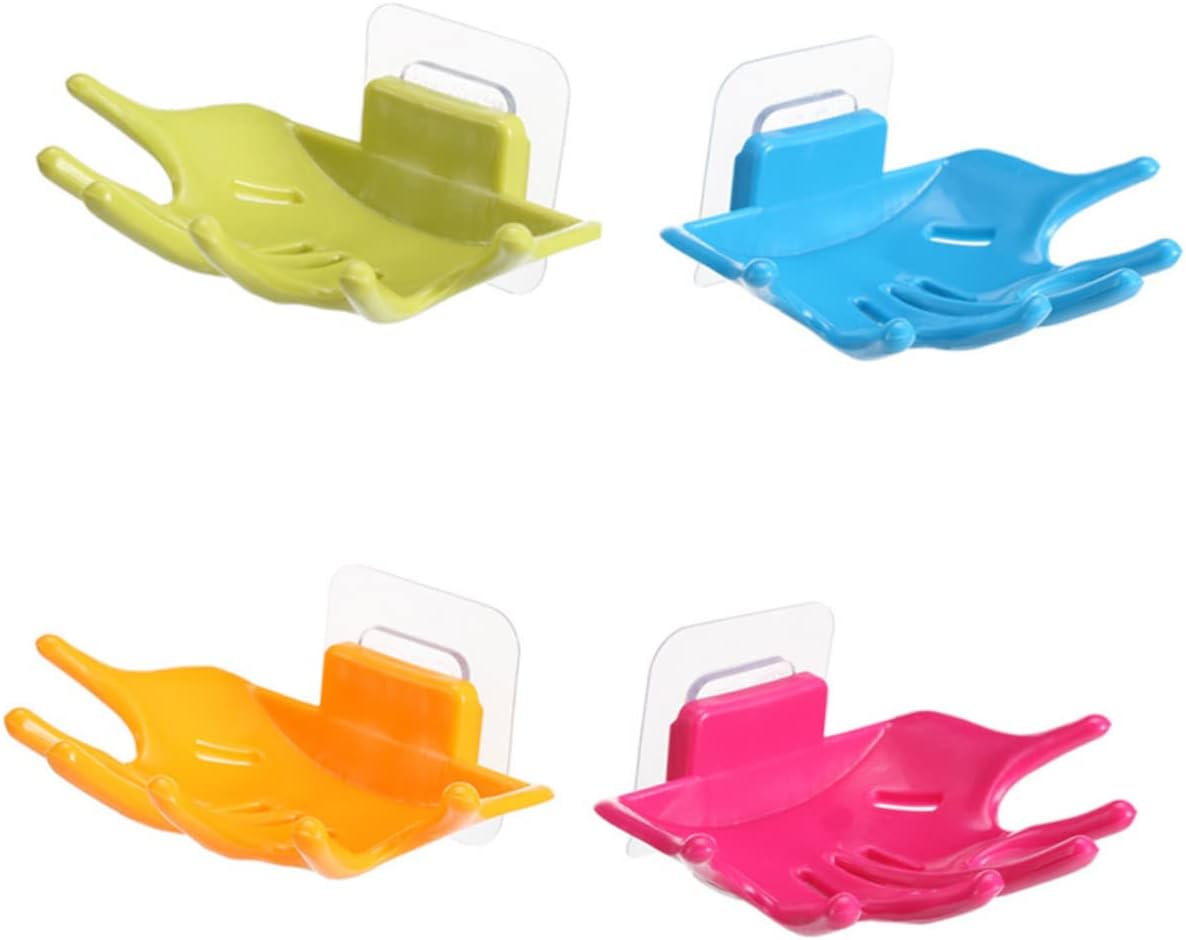 Zerodeko 3 Pcs Soap Case Holder with Drain Lid