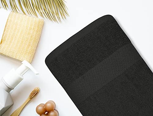 SOFTEX Linen Charcoal Grey 35x70 Bath Towel Set of 2
