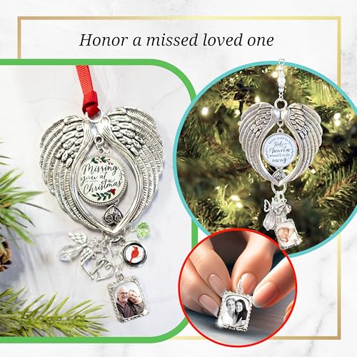Baby Memorial Angel Wings Personalized Photo Frame
