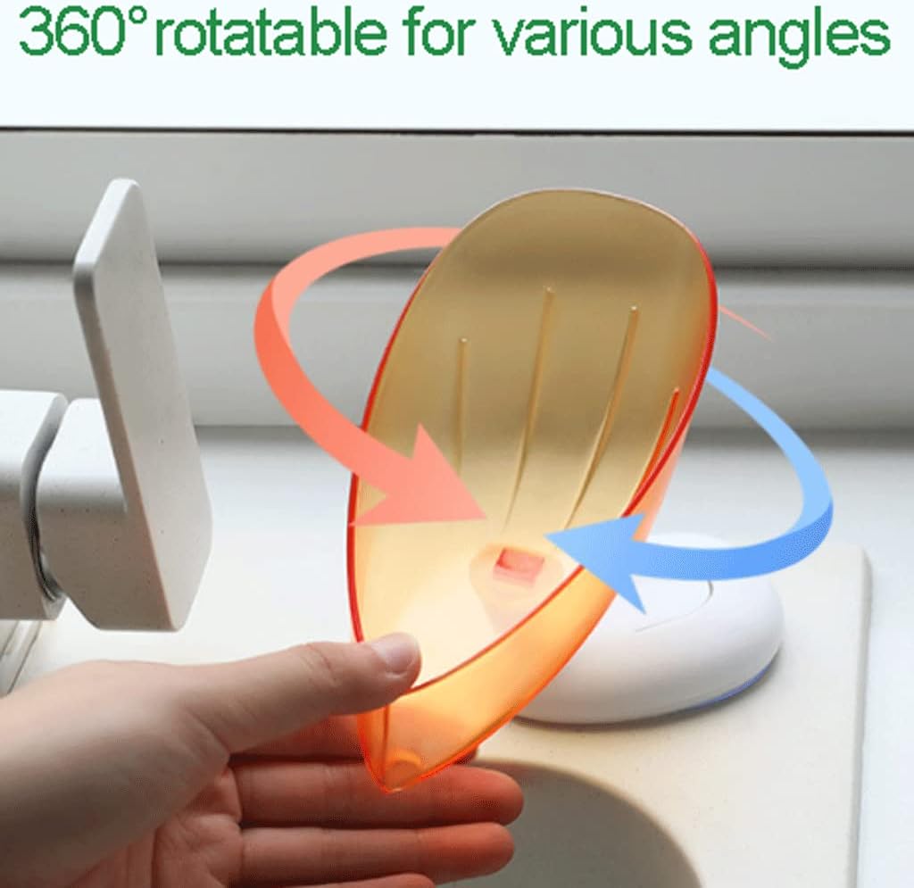 Surek Simple Countertop Soap Dish with Suction Cup