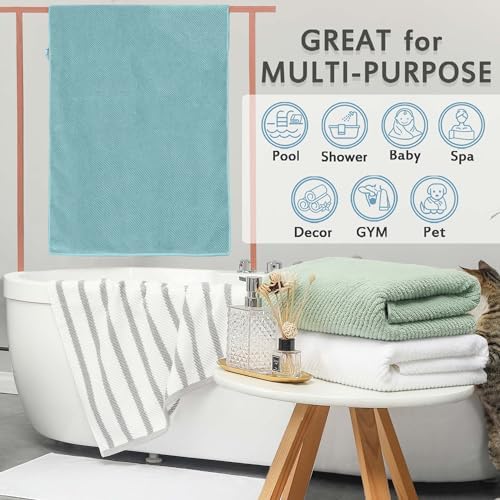 VOOVA MOVAS Green Bath Towel Set 4PC