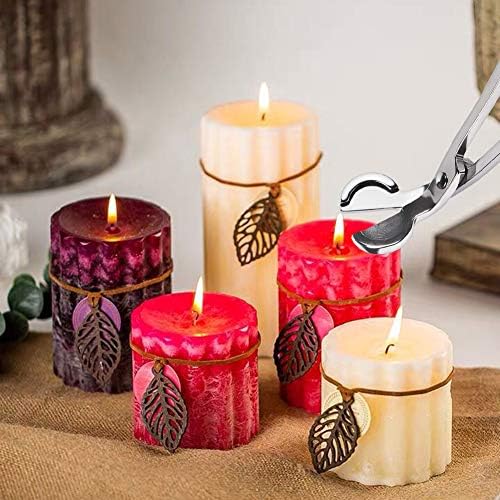 Yoodelife Candle Wick Trimmer - 7 Stainless Steel Deep Cut Clipper