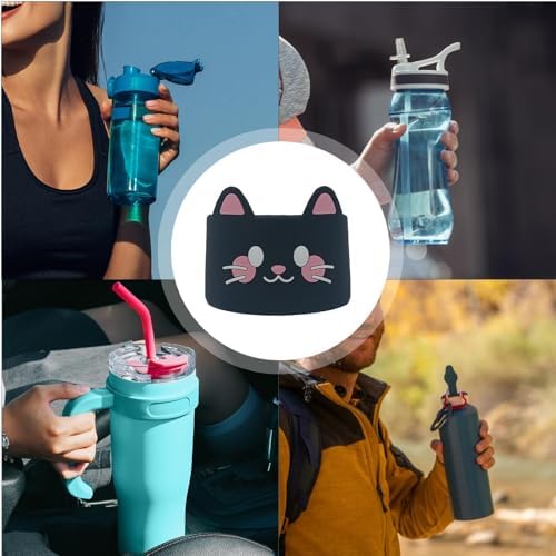 Silicone Coffee Cup Sleeves with Cute Animal Design