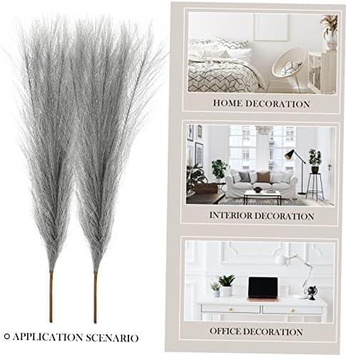 HOOTNEE 10pcs Artificial Pampasgrass Bouquet Decor