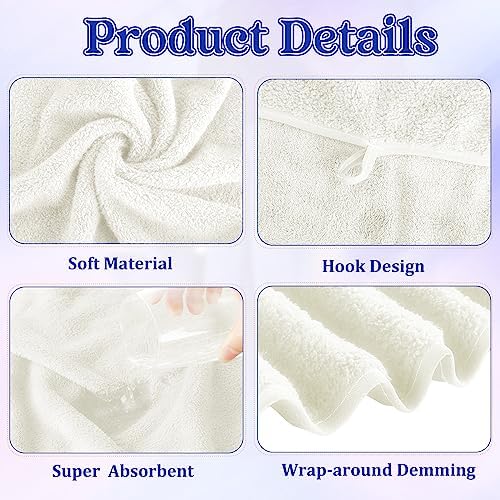 Newwiee 30 Pack Bath Towels Washcloths Set for Home Shower Yoga Travel