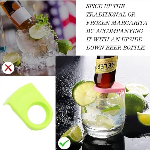 JJLFresheners Beer Snap Clips Bottle Holder for Home Bar Events Green
