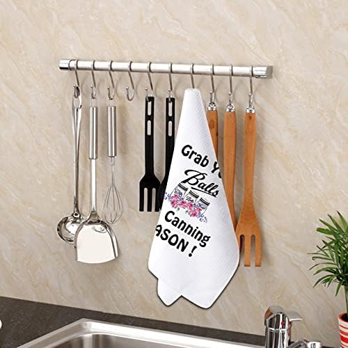 PXTIDY Funny Canning Season Kitchen Towel