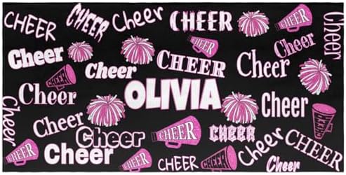 Custom Girls Bath Towel with Name - 30x60 Inch