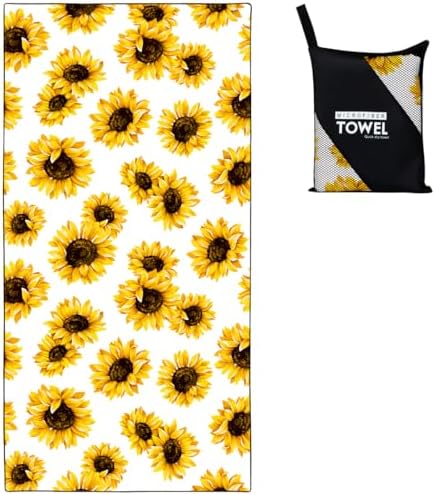 Rstick Sunflower Beach Towel 36x72 Quick Dry Sand-Free 1