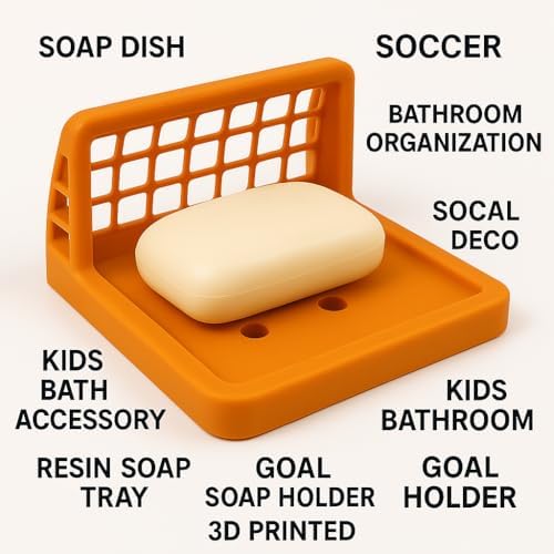 Goal-Getters Soap Dish - Soccer Goal Design