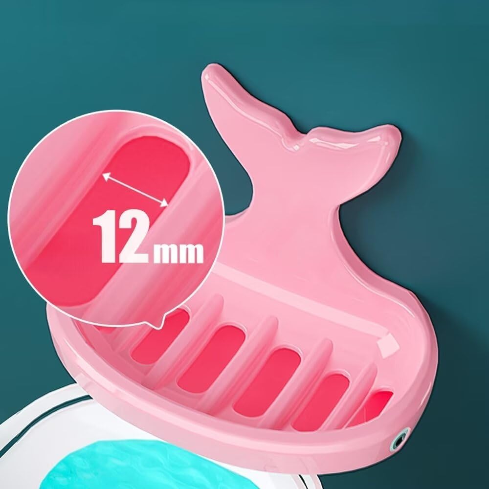 Cute Whale Soap Holder Suction Cup Drill-Free Removable Yellow