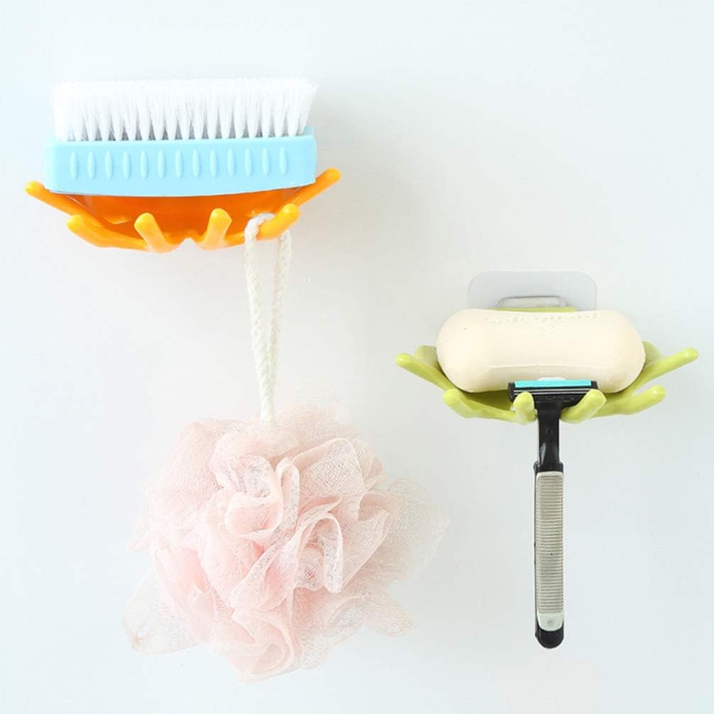 DOITOOL Hand Shaped Soap Case with Drain Punch Design