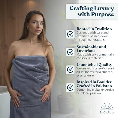 Luxurious 800 GSM Bath Towel Set - 27 x 54 Inches