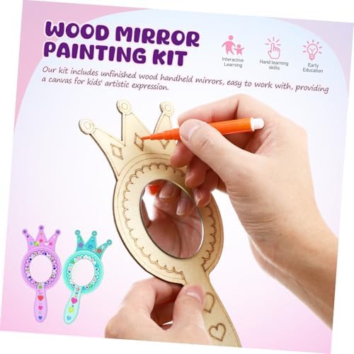 VOSAREA DIY Mirror Kit for Boys and Girls
