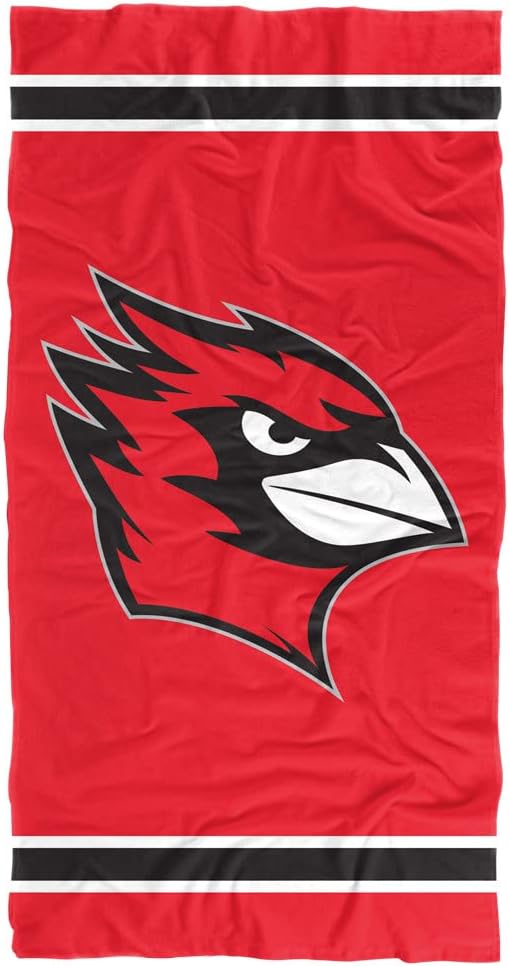 LOGOVISION Wesleyan University Stripes Beach Towel 30x60
