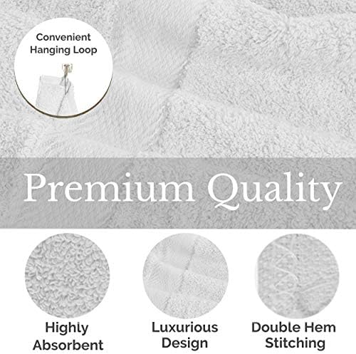 Cozy Homery Egyptian Cotton Bath Towels 8 Piece Set