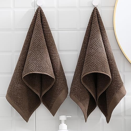 Sense Gnosis Chocolate Hand Towel Set of 2
